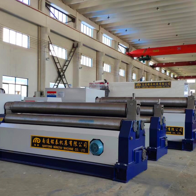 MTW mechanical three-roll symmetrical plate winding machine